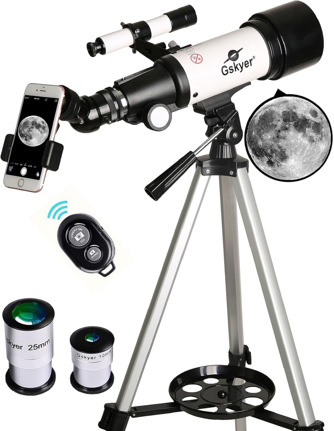 Explore the Night Sky with the Gskyer 70mm Refractor Telescope