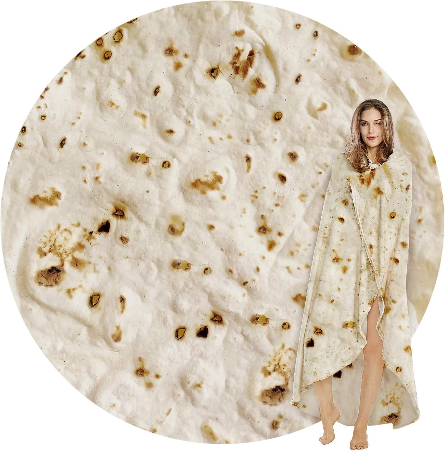 Wrap Yourself in Fun: The SeaRoomy Burrito Tortilla Blanket
