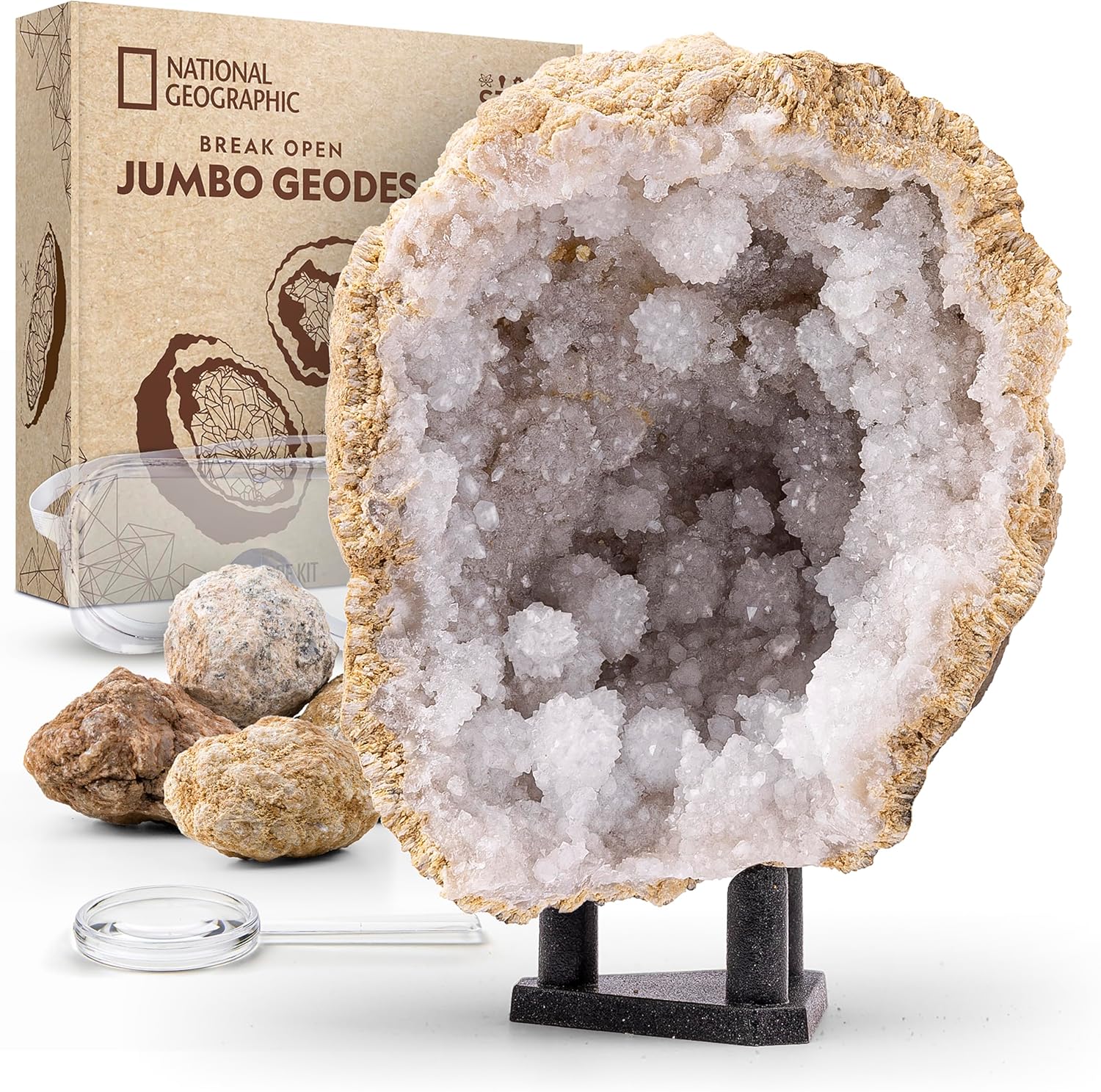 NATIONAL GEOGRAPHIC Break Open 5 Jumbo Geodes