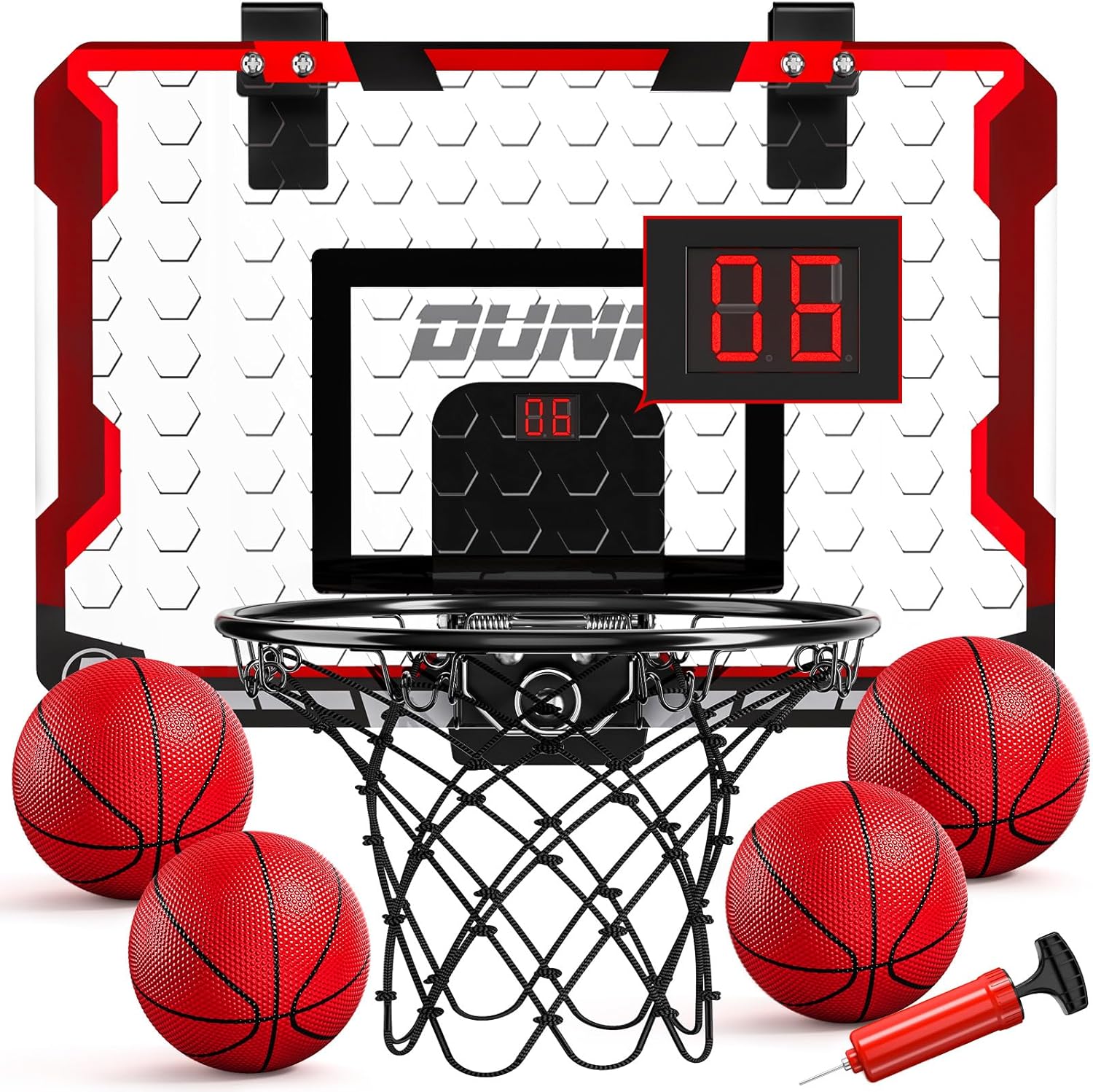 TEMI Indoor Basketball Hoop with 4 Balls