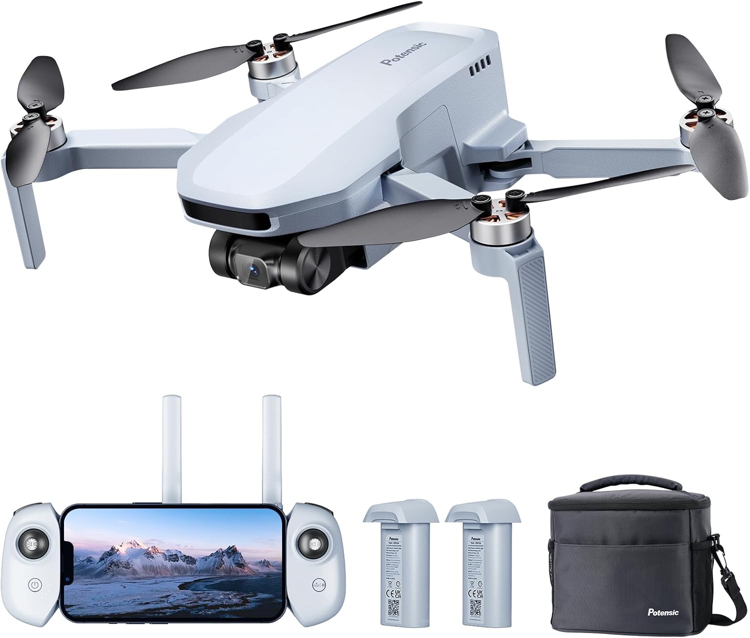 Potensic Lightweight Foldable Camera Drone
