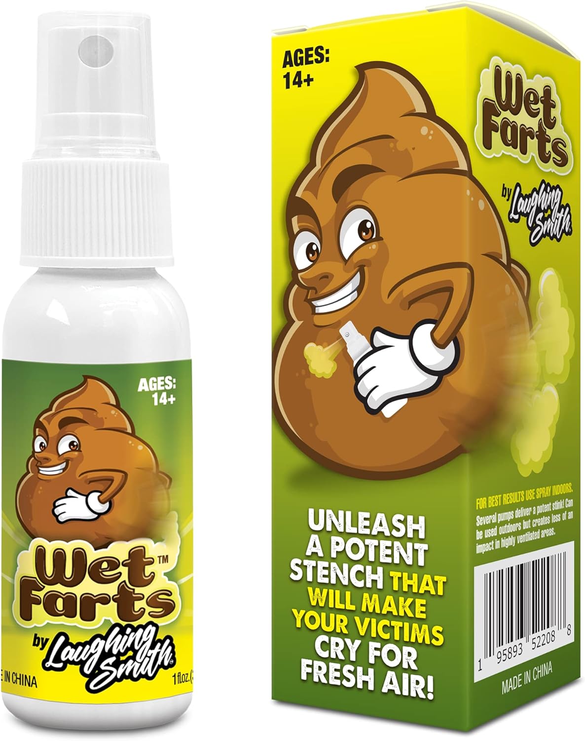 Wet Farts – Potent Stink Spray: The Ultimate Gag Gift for Pranksters