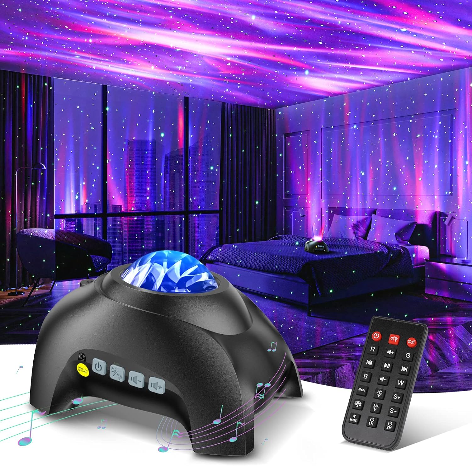 Star Galaxy Projector Night Light with 33 Light Effects
